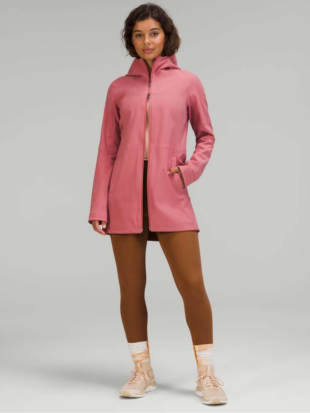 Lululemon RepelShell Rain Jacket in Brier Rose Pink
